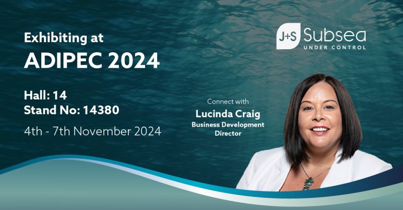 J+S Subsea Adipec Lucinda Craig