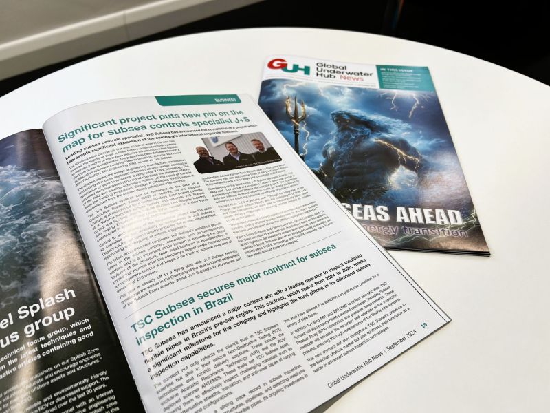 J+S Subsea GUH September Global Underwater Hub Magazine