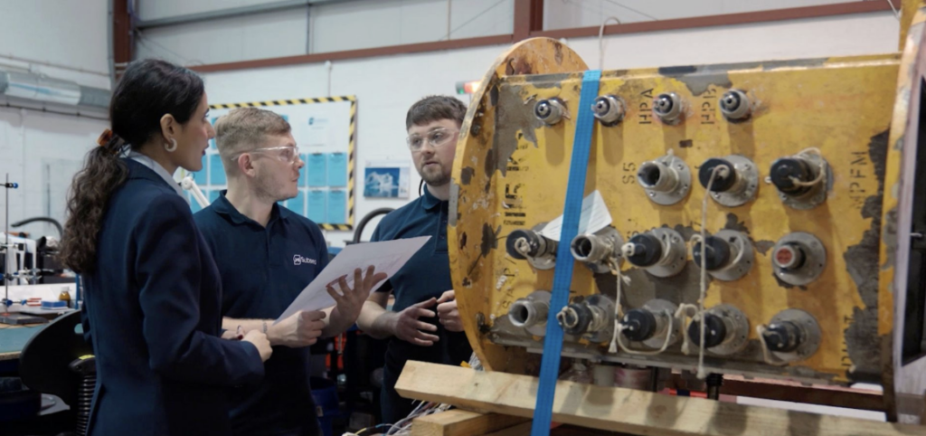 J+S Subsea engineers assessing legacy subsea control equipment for refurbishment, life extension and continued operational support.